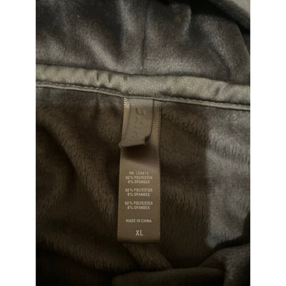 Skims Velour Cropped Zip Up Jacket - Picture 2 of 2